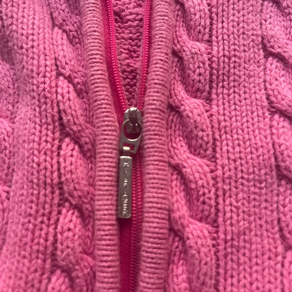 Tommy Hilfiger cable knit zip up sz 6 - Picture 4 of 5